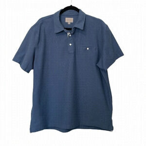 𝅺Jachs Blue Pocket Front Polo Shirt - Size XL